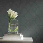 York Designer Series Opposites Attract Dark Grey Wallpaper - SKU CI2383