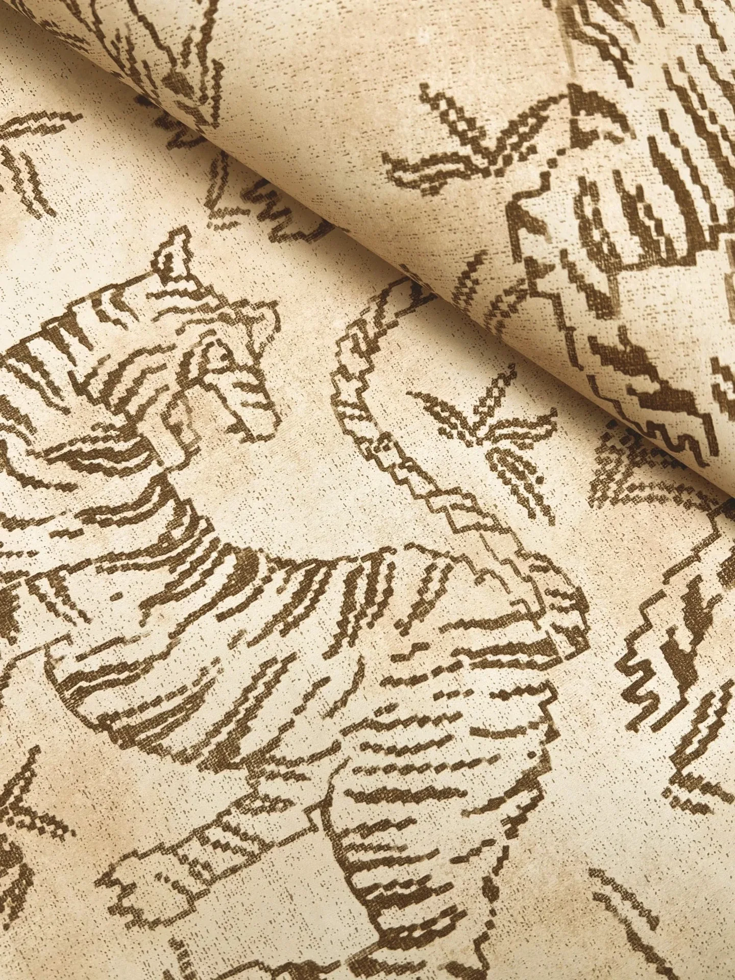 York Designer Series Orly Tigers Blush Wallpaper | Wallpaper Twins York Designer Series Orly Tigers Blush Wallpaper - SKU LM5334