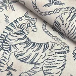 York Designer Series Orly Tigers Indigo Wallpaper - SKU LM5333
