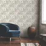 York Designer Series Orly Tigers White Wallpaper - SKU LM5331