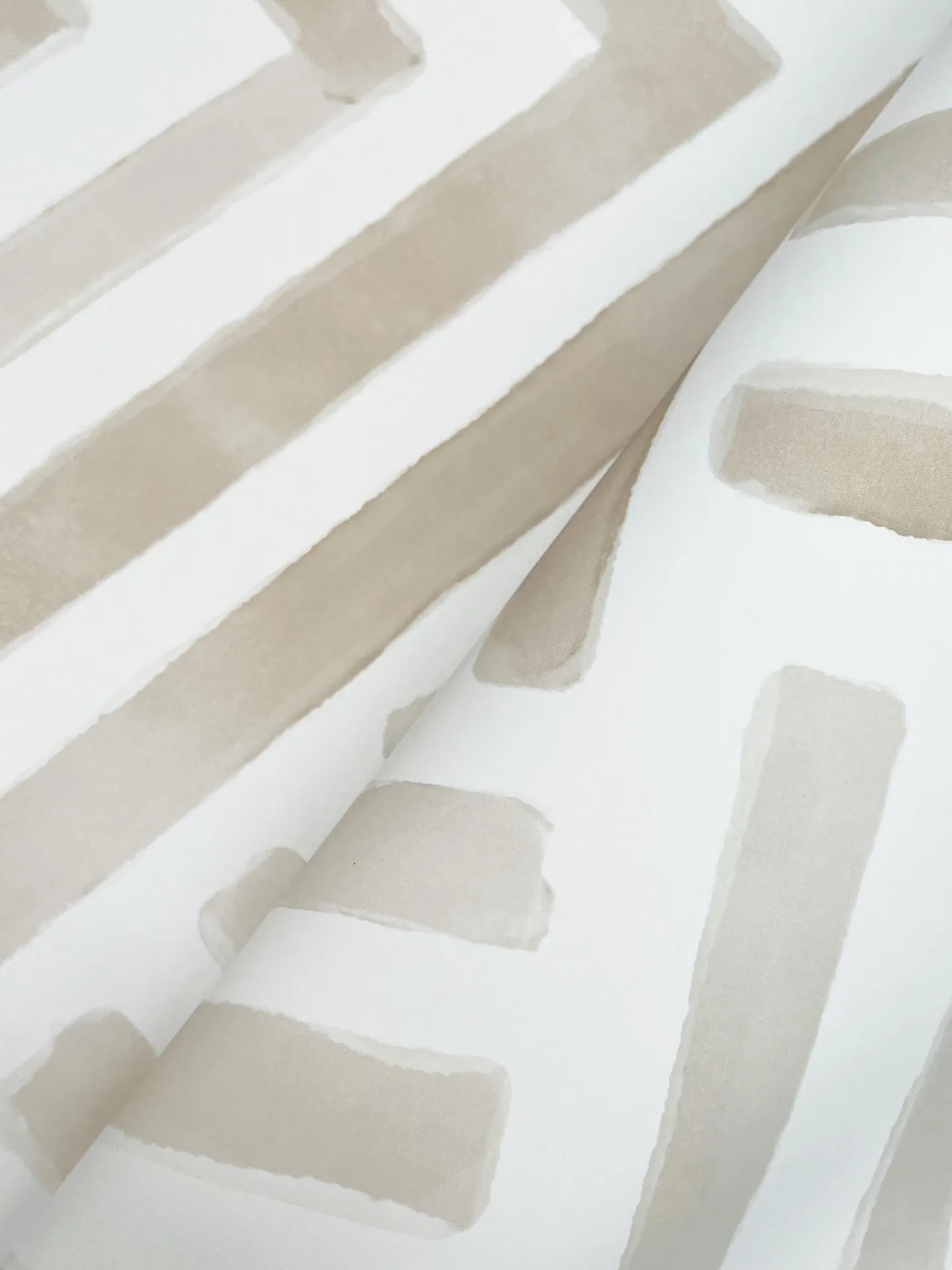 York Designer Series Painterly Labyrinth Light Neutral Wallpaper - SKU LM5362