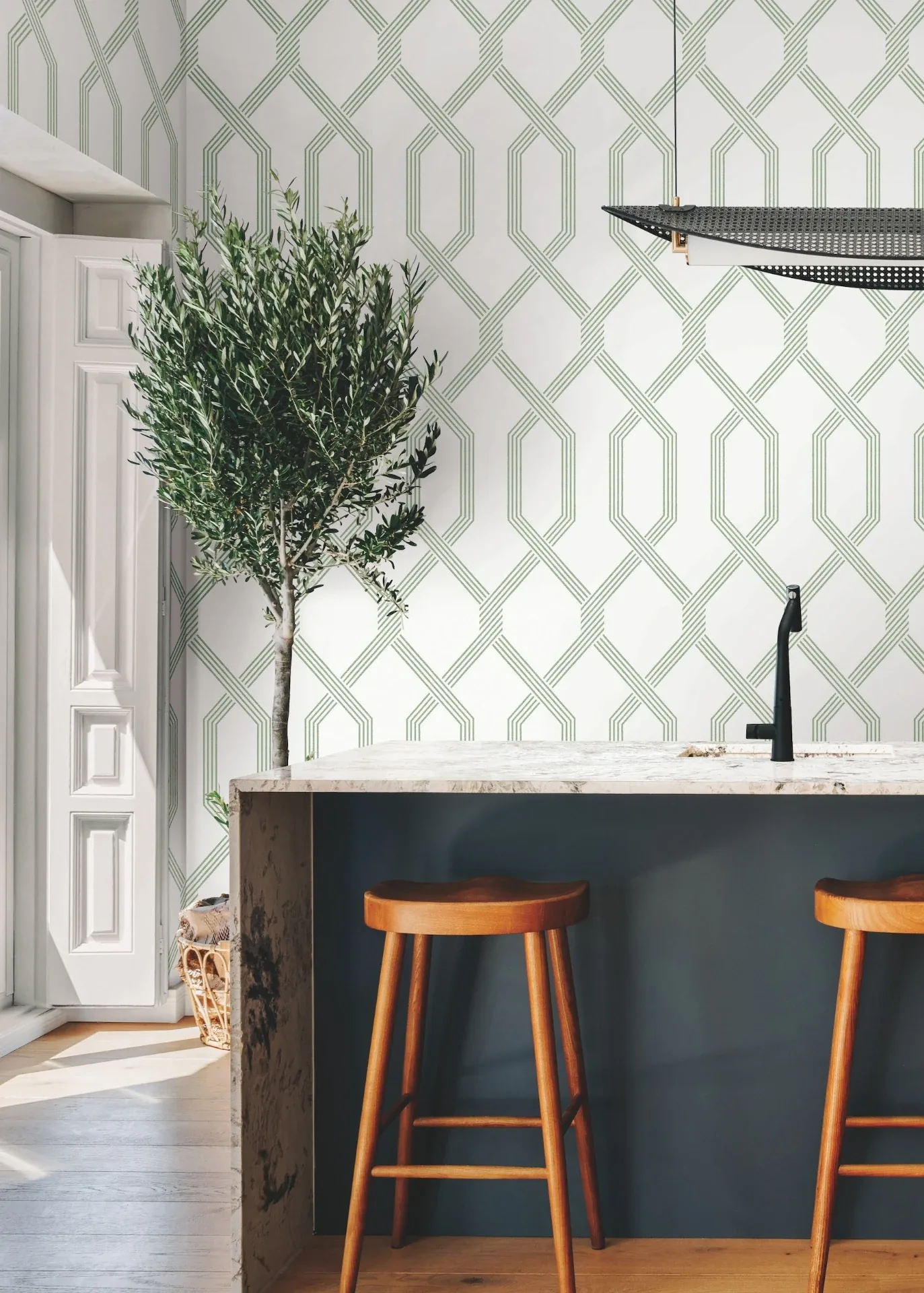 York Designer Series Palisade Green Wallpaper - SKU GT4555