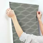 York Designer Series Palisades Paperweave Grey & White Wallpaper | Wallpaper Twins York Designer Series Palisades Paperweave Grey & White Wallpaper - SKU BO6722