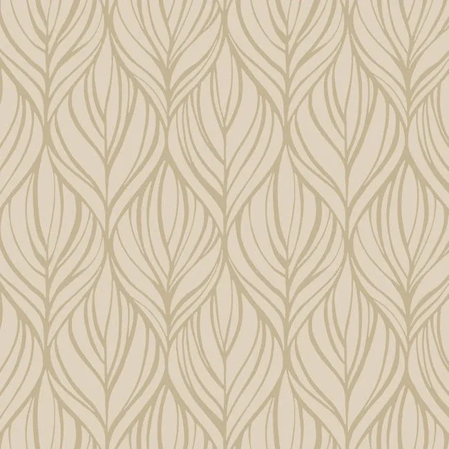 DT5082 | Palma Taupe & Silver Wallpaper