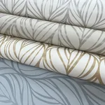 York Designer Series Palma White & Gold Wallpaper | Wallpaper Twins York Designer Series Palma White & Gold Wallpaper - SKU DT5081