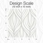 York Designer Series Palma White & Silver Wallpaper - SKU DT5084