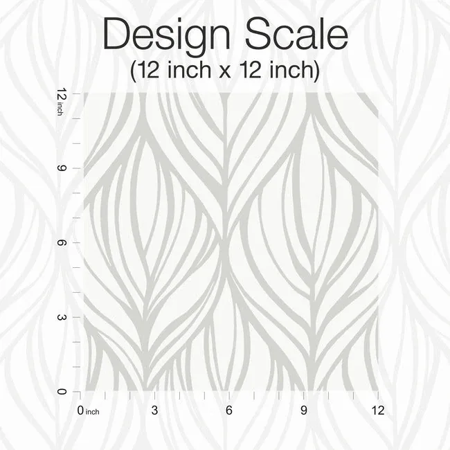 York Designer Series Palma White & Silver Wallpaper - SKU DT5084