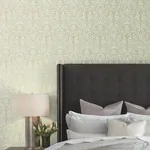 York Designer Series Paradise Blue Metallic Wallpaper - SKU CD4008