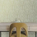 York Designer Series Paradise Blue Metallic Wallpaper - SKU CD4008