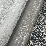 York Designer Series Paradise Dark Taupe & Silver Wallpaper | Wallpaper Twins York Designer Series Paradise Dark Taupe & Silver Wallpaper - SKU DT5012