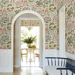 York Designer Series Parc Multicolor Garden Dreams Wallpaper - SKU VP1401