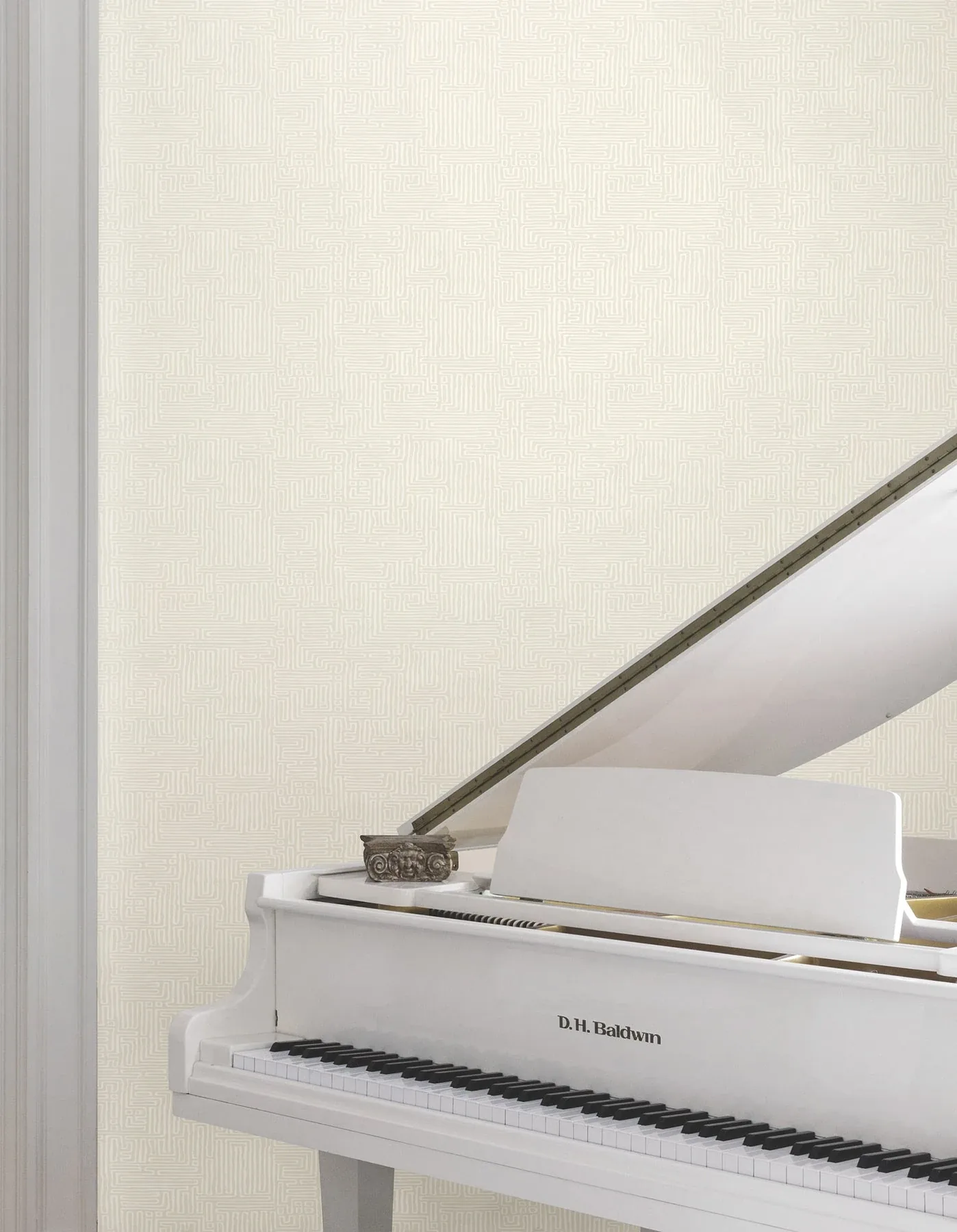 York Designer Series Passages Cream Wallpaper - SKU MX9686