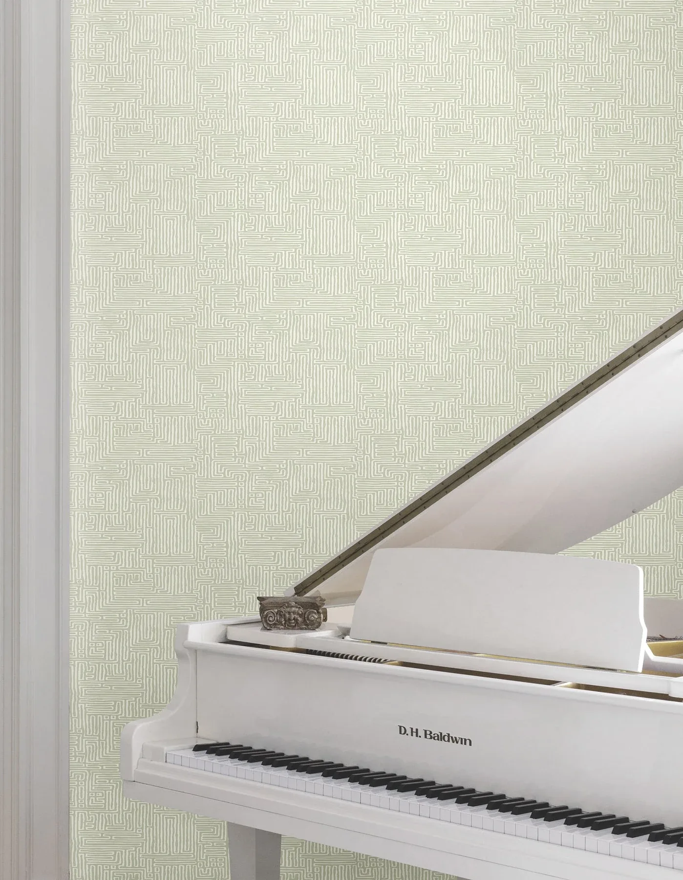 York Designer Series Passages Green Wallpaper - SKU MX9688