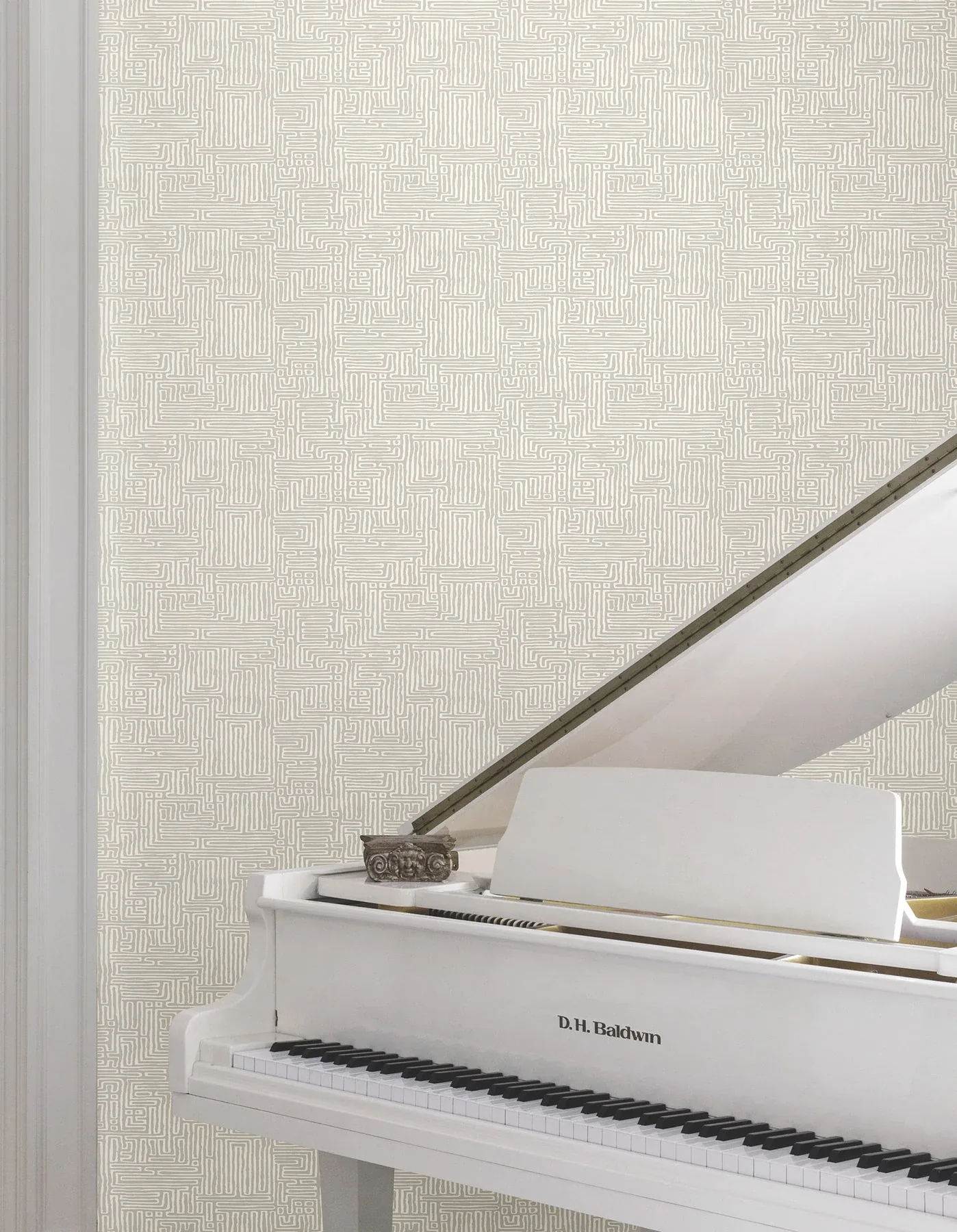 York Designer Series Passages Taupe Wallpaper | Wallpaper Twins York Designer Series Passages Taupe Wallpaper - SKU MX9685