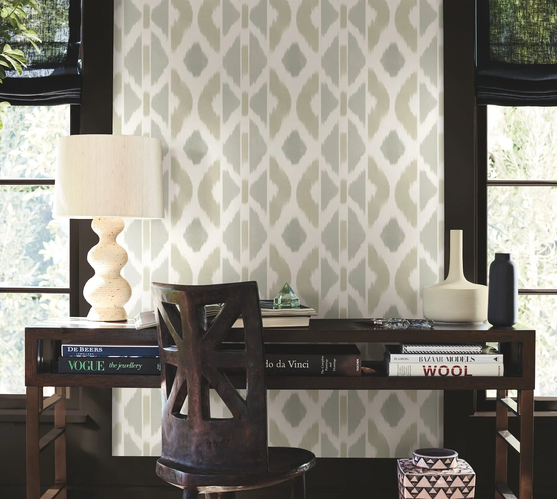 York Designer Series Patan Beige Wallpaper - SKU AB3093
