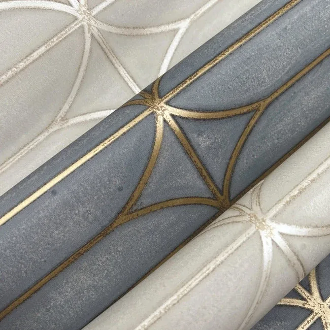 York Designer Series Pavilion Taupe Peel & Stick Wallpaper - SKU PSW1411RL