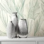 York Designer Series Peaceful Plume Light Blue Wallpaper | Wallpaper Twins York Designer Series Peaceful Plume Light Blue Wallpaper - SKU NA0501