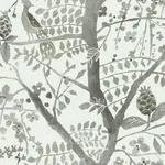 York Designer Series Peacock Block Print Grey Wallpaper | Wallpaper Twins York Designer Series Peacock Block Print Grey Wallpaper - SKU BO6633