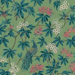 York Designer Series Peacock Estate Green Wallpaper | Wallpaper Twins York Designer Series Peacock Estate Green Wallpaper - SKU MX9664