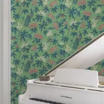 York Designer Series Peacock Estate Green Wallpaper | Wallpaper Twins York Designer Series Peacock Estate Green Wallpaper - SKU MX9664