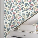 York Designer Series Peacock Estate White Wallpaper | Wallpaper Twins York Designer Series Peacock Estate White Wallpaper - SKU MX9666