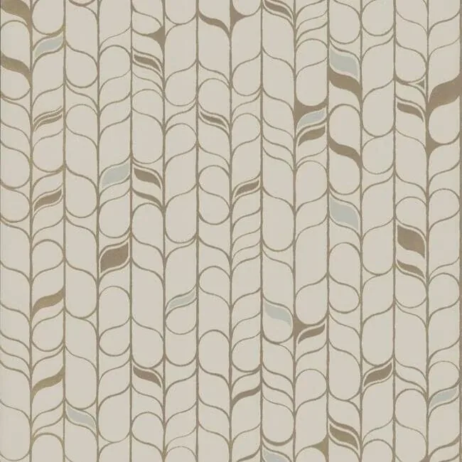 York Designer Series Perfect Petals Beige & Gold Wallpaper - SKU OS4206
