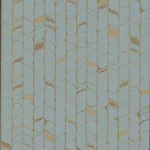 York Designer Series Perfect Petals Blue & Gold Wallpaper | Wallpaper Twins York Designer Series Perfect Petals Blue & Gold Wallpaper - SKU OS4202