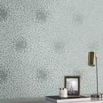 York Designer Series Petite Leaves Spa & Silver Wallpaper | Wallpaper Twins York Designer Series Petite Leaves Spa & Silver Wallpaper - SKU MD7101