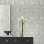 York Designer Series Pirouette Grey Wallpaper | Wallpaper Twins York Designer Series Pirouette Grey Wallpaper - SKU DF3374