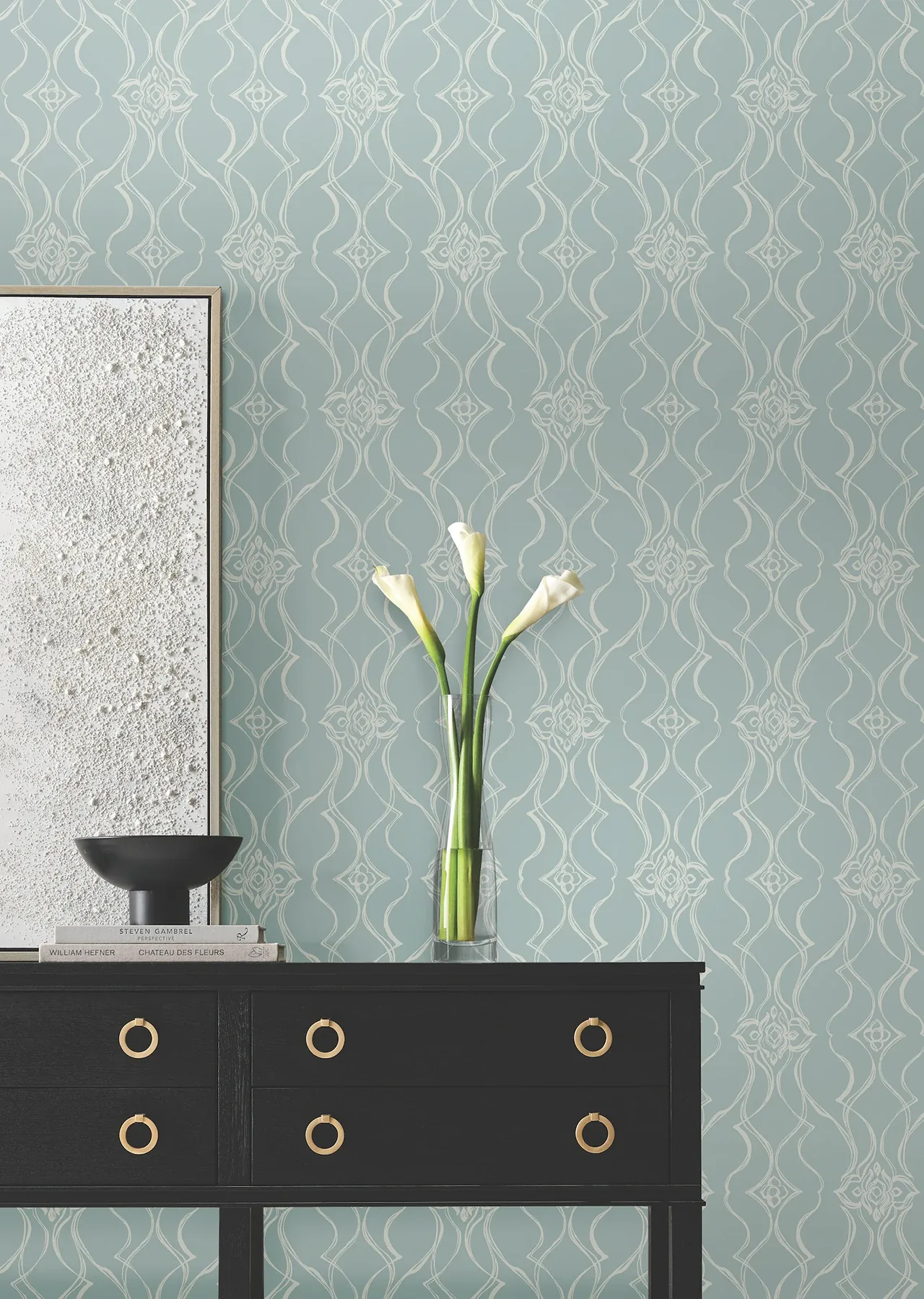 York Designer Series Pirouette Spa Wallpaper - SKU DF3376
