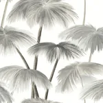 York Designer Series Plein Air Palms Black & White Wallpaper - SKU LM5432
