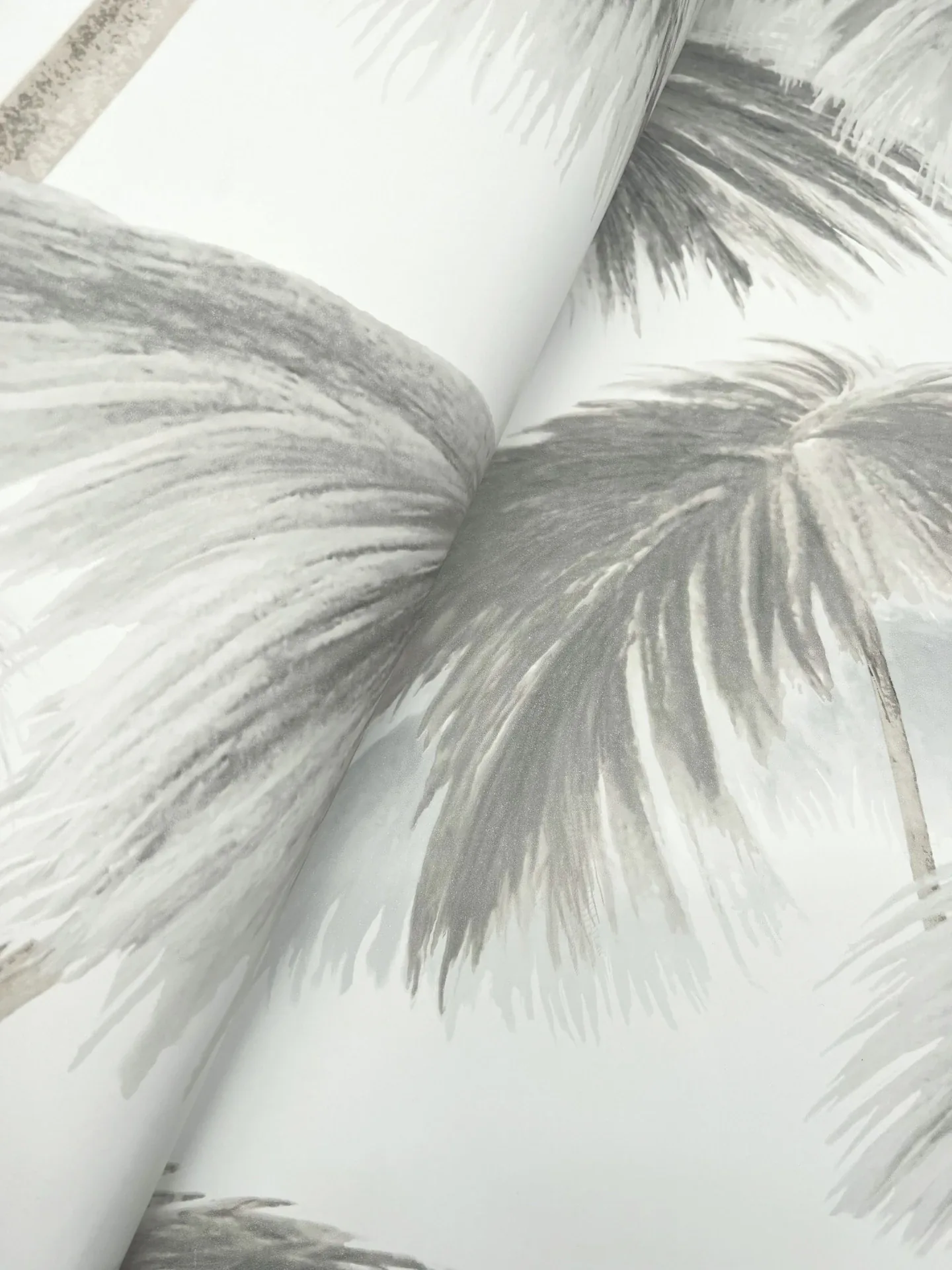York Designer Series Plein Air Palms Black & White Wallpaper - SKU LM5432