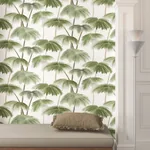 York Designer Series Plein Air Palms Green Wallpaper - SKU LM5431
