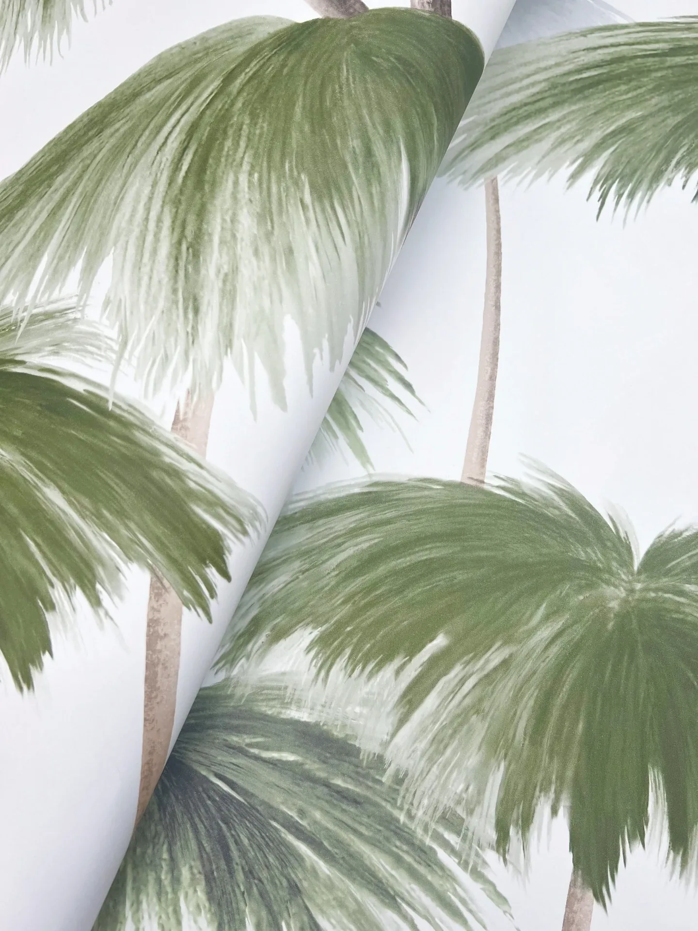 York Designer Series Plein Air Palms Green Wallpaper - SKU LM5431