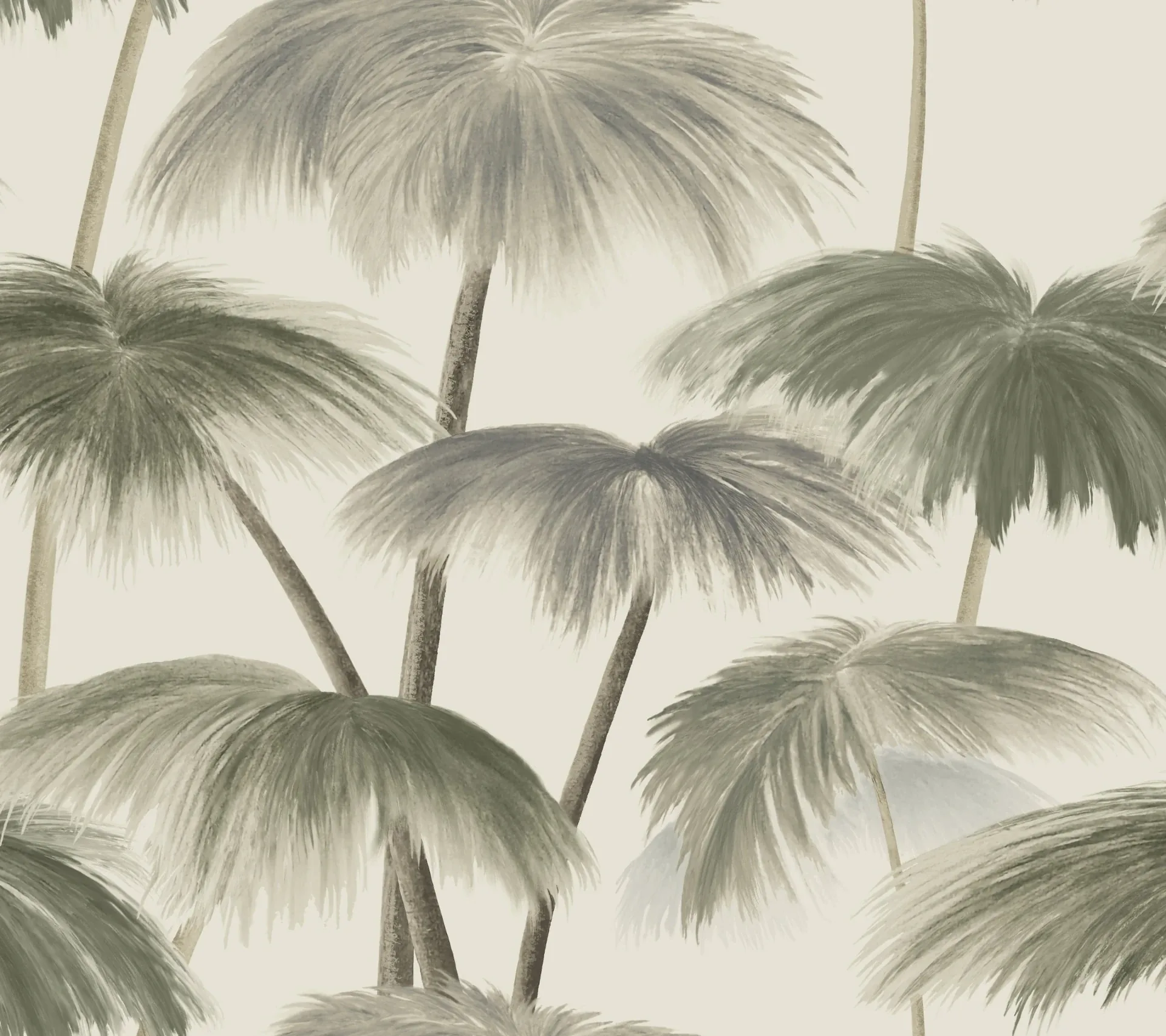 LM5433 | Plein Air Palms Vintage Wallpaper