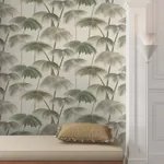 York Designer Series Plein Air Palms Vintage Wallpaper - SKU LM5433