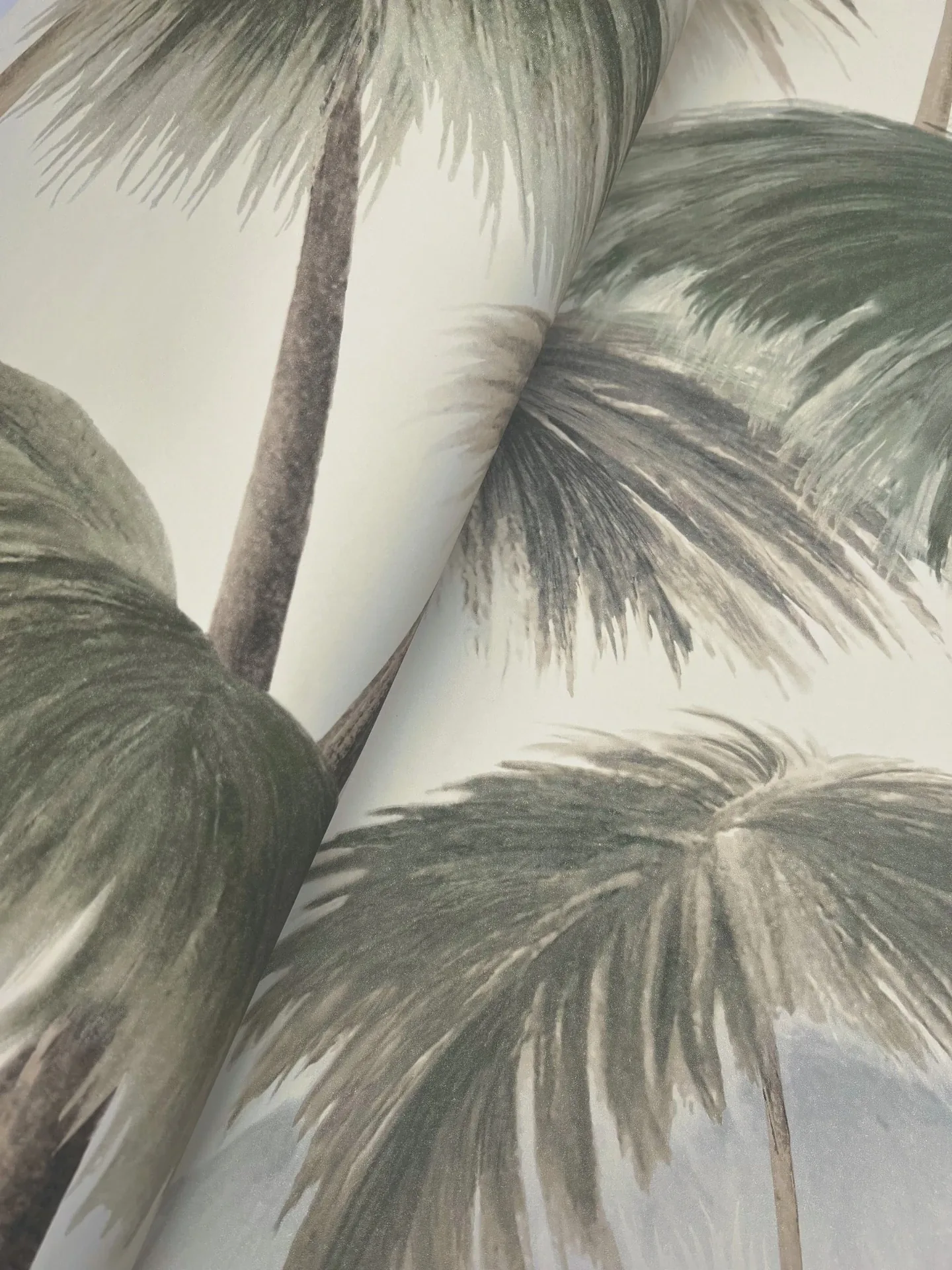 York Designer Series Plein Air Palms Vintage Wallpaper - SKU LM5433