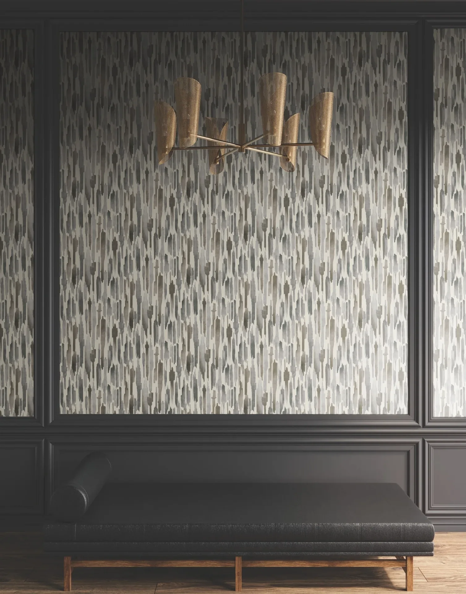 York Designer Series Pluie Charcoal Wallpaper | Wallpaper Twins York Designer Series Pluie Charcoal Wallpaper - SKU LM5403