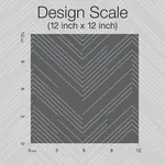 York Designer Series Polished Chevron Charcoal & Silver Wallpaper - SKU MD7226