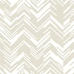 York Designer Series Polished Chevron White & Gold Wallpaper - SKU MD7222