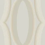 York Designer Series Progression Ogee Blonde Wallpaper - SKU EV3984