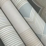 York Designer Series Progression Ogee Charcoal Wallpaper | Wallpaper Twins York Designer Series Progression Ogee Charcoal Wallpaper - SKU EV3986