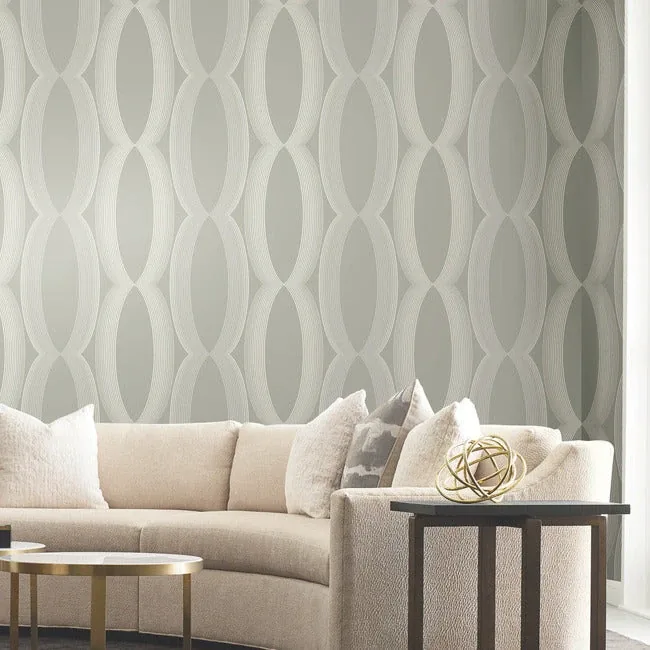 York Designer Series Progression Ogee Light Neutral Wallpaper | Wallpaper Twins York Designer Series Progression Ogee Light Neutral Wallpaper - SKU EV3983