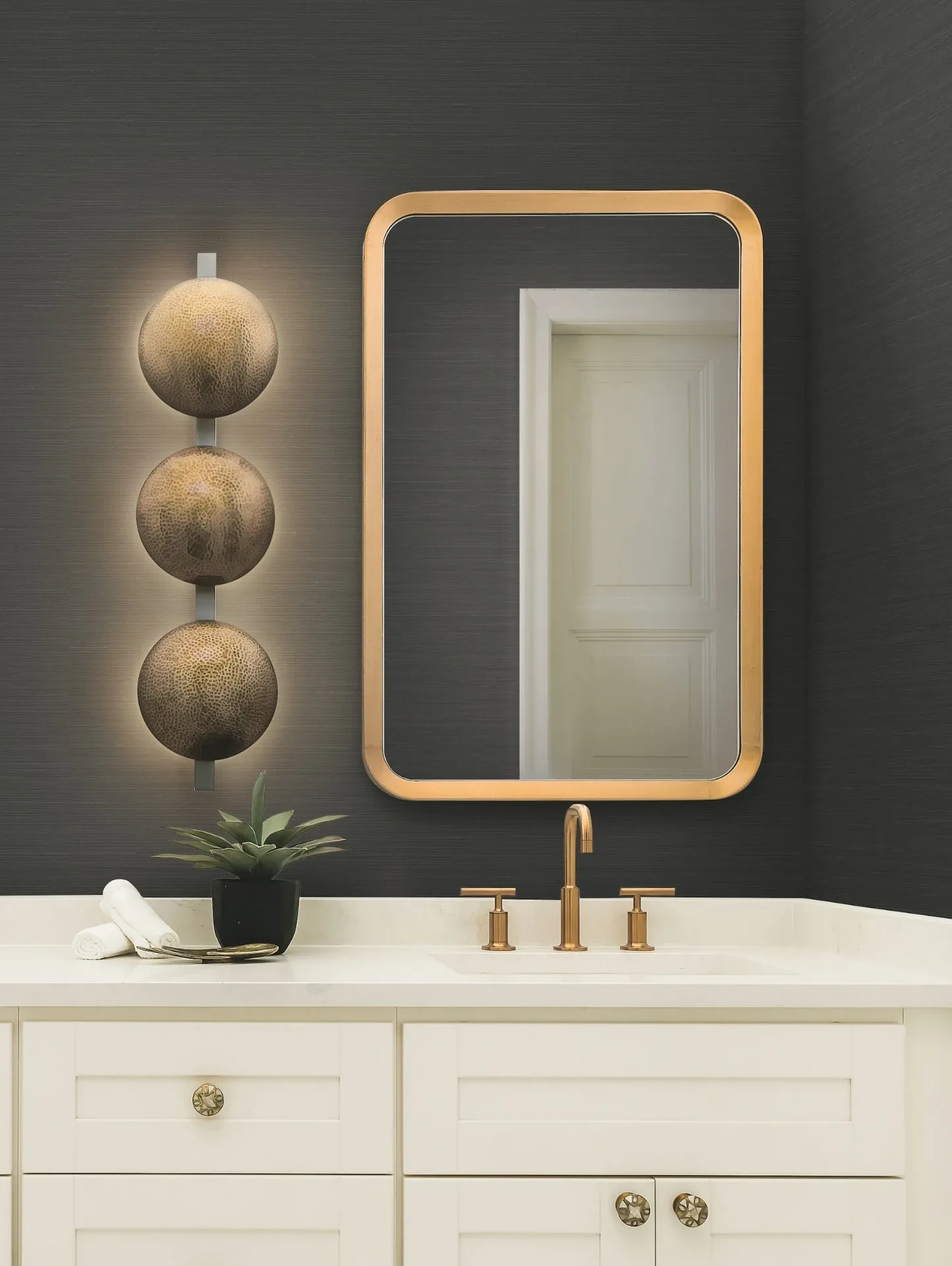 York Designer Series Quiet Vista Ebony Wallpaper - SKU NT6203N