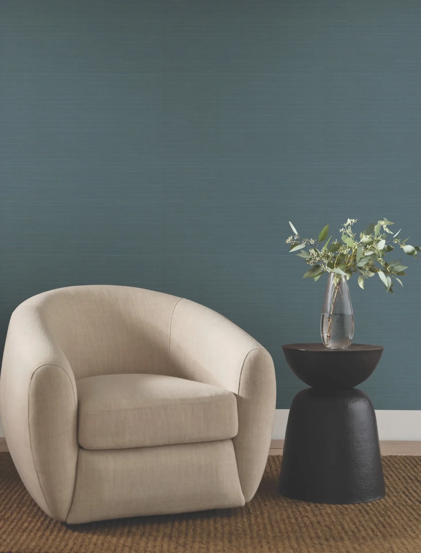 York Designer Series Quiet Vista Indigo Wallpaper - SKU NT6201N