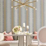 York Designer Series Quill Stripe Dark Grey Wallpaper - SKU NA0551