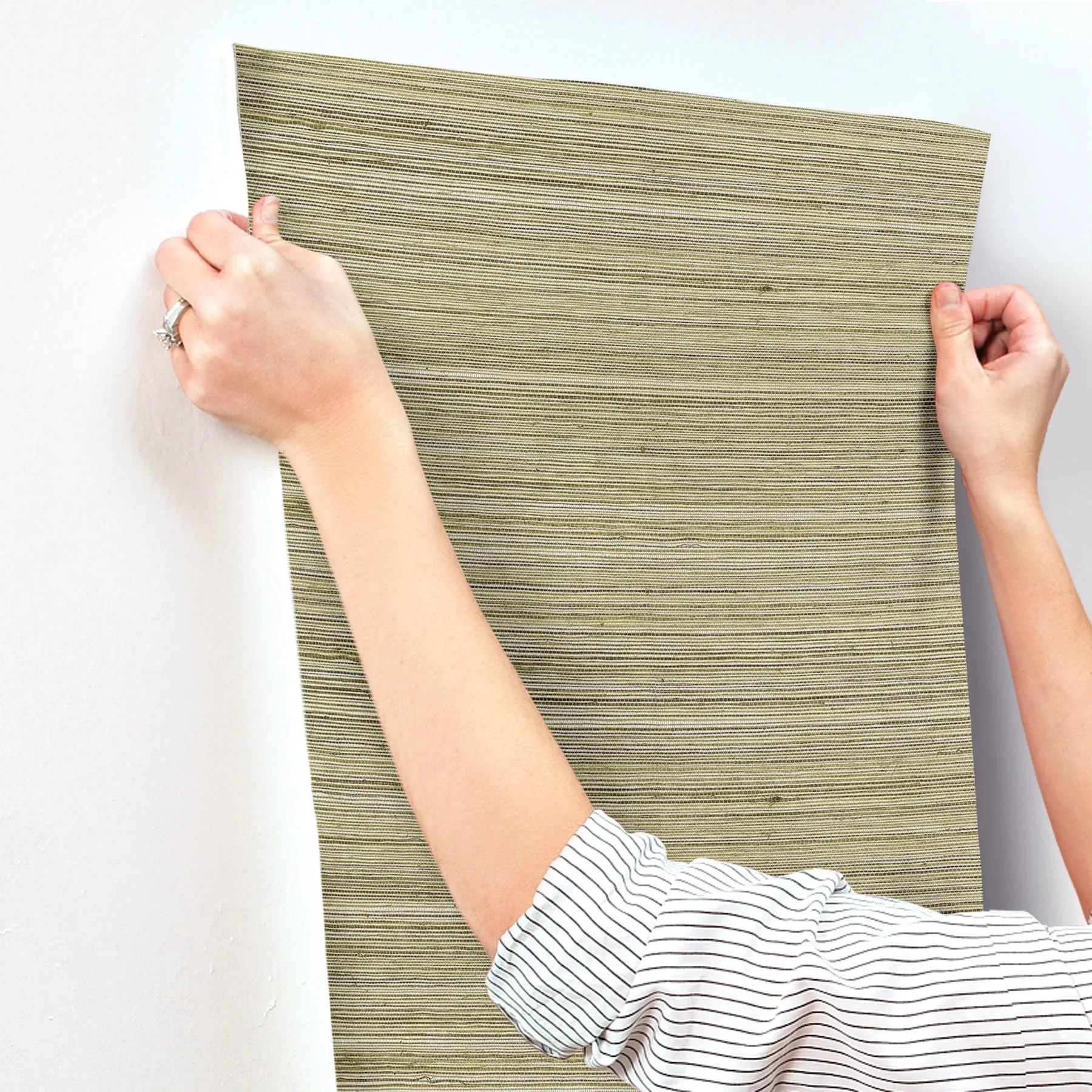 York Designer Series Raffia Charcoal Wallpaper - SKU MI4765