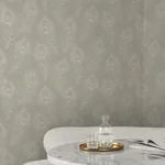 York Designer Series Regal Peacock Mink Wallpaper - SKU EV3941