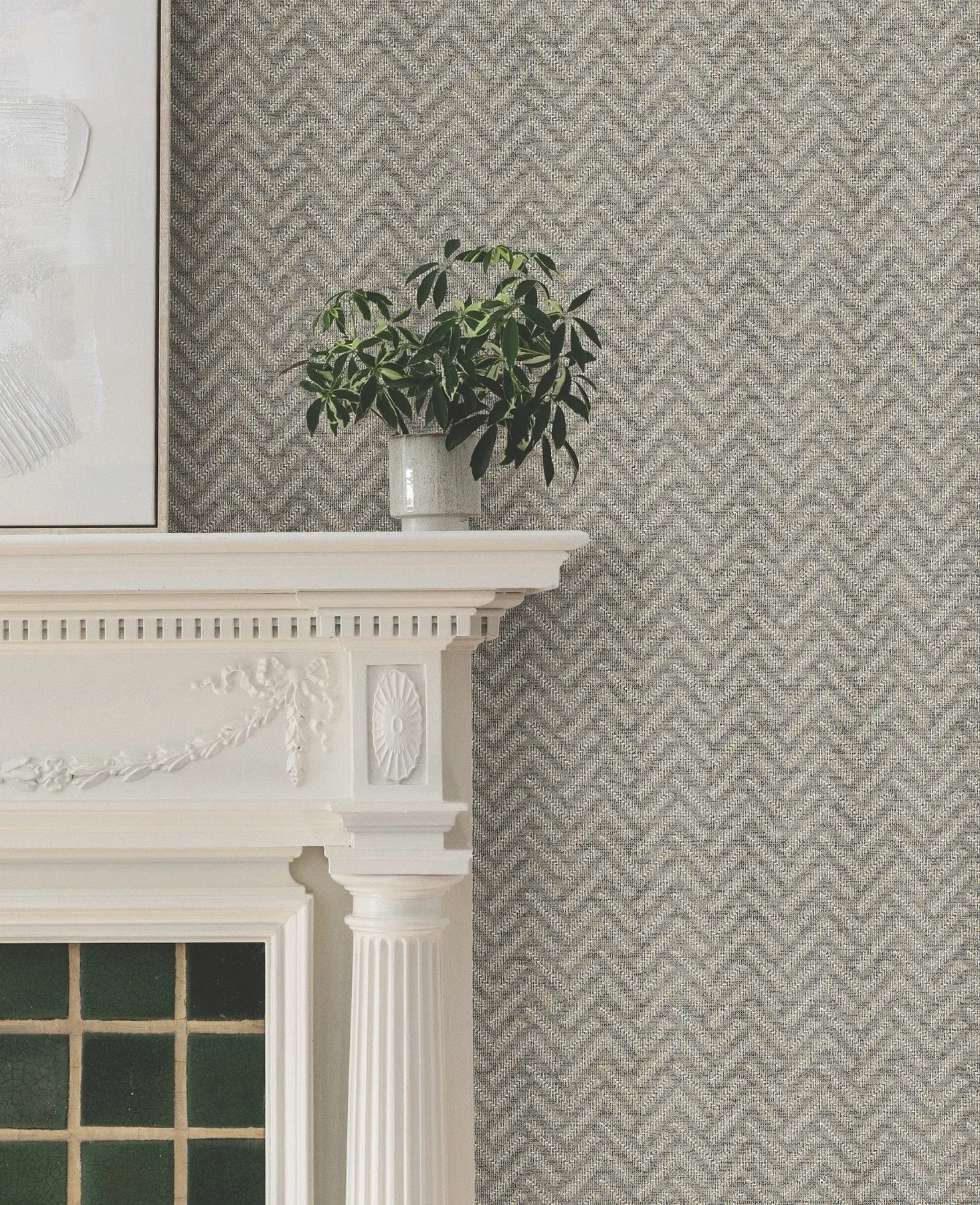 York Designer Series Regent Charcoal Wallpaper - SKU MX9671