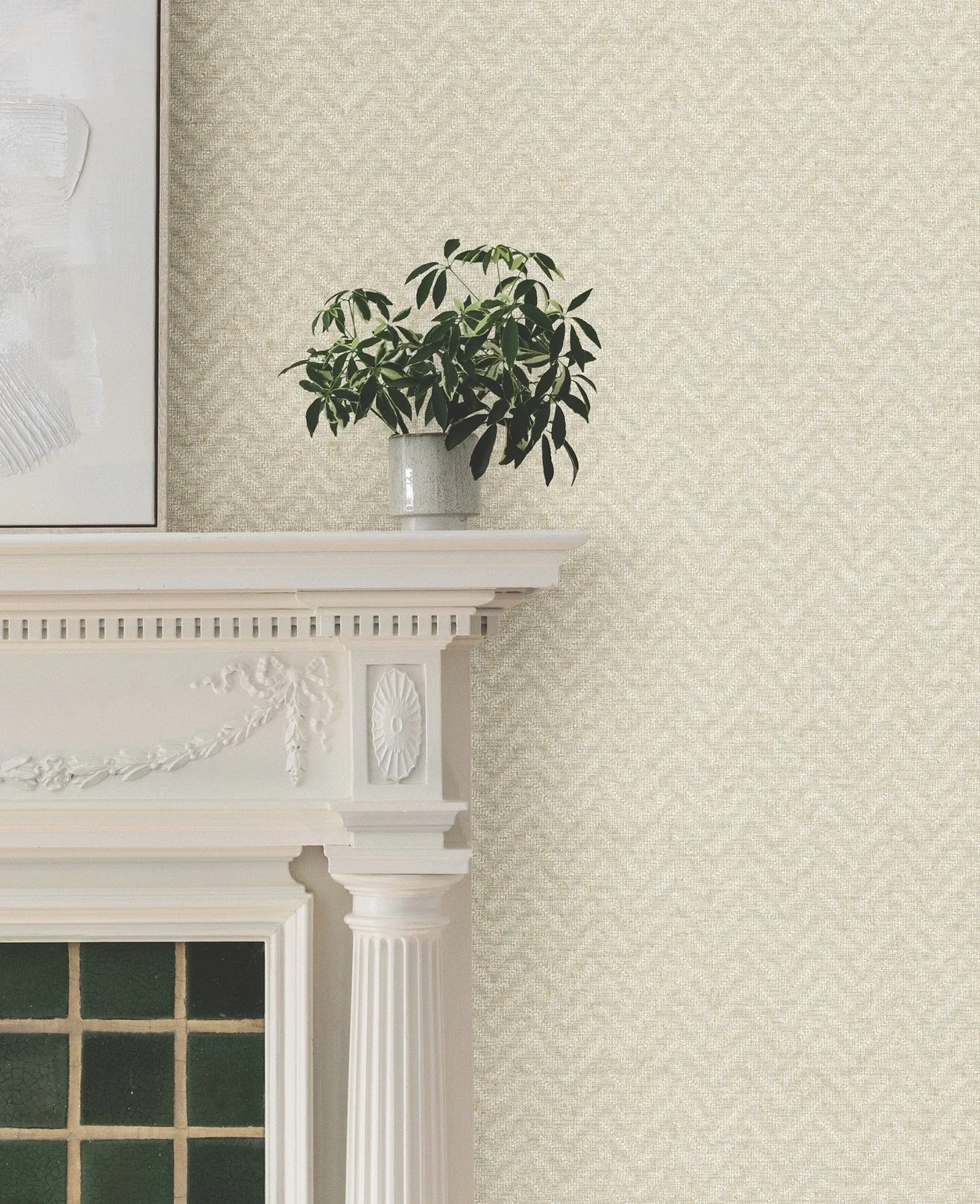 York Designer Series Regent Soft Beige Wallpaper - SKU MX9676